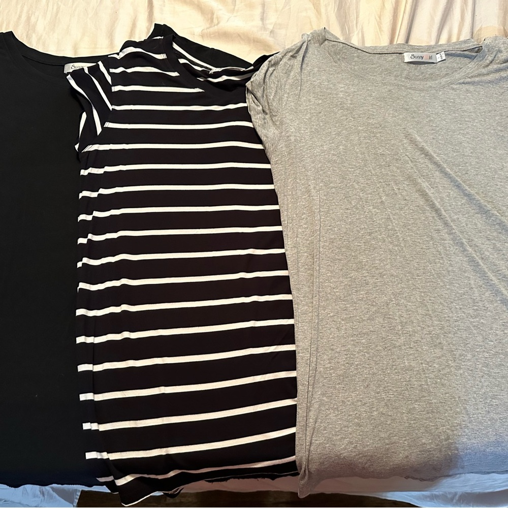 Modcloth simplicity on a Saturday tunics - set of 3